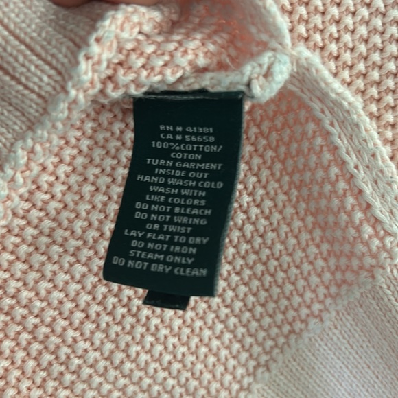 Pink Lauren Ralph Lauren Denim Sweater - Picture 4 of 4